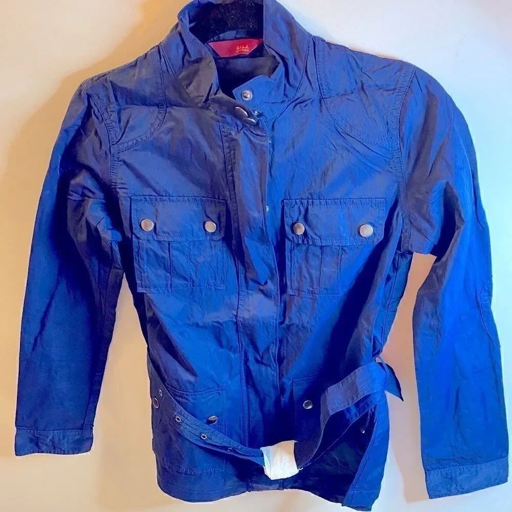 G.I.LI. Zip front Belted Nylon jacket w/Pocket-2